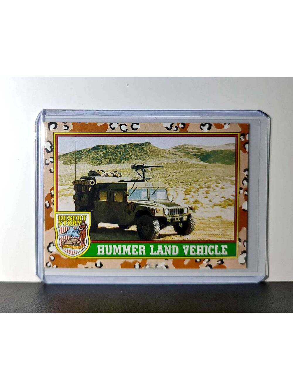 HMMWV (Hummer) 1991 Topps Desert Storm #44 Card - Picture 1 of 10